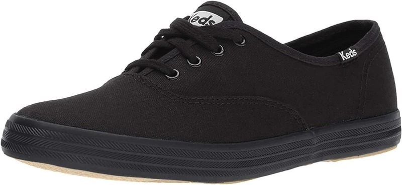 Keds Women's KEDS CHAMPION Sneaker, Black 7, 6.5 UK
