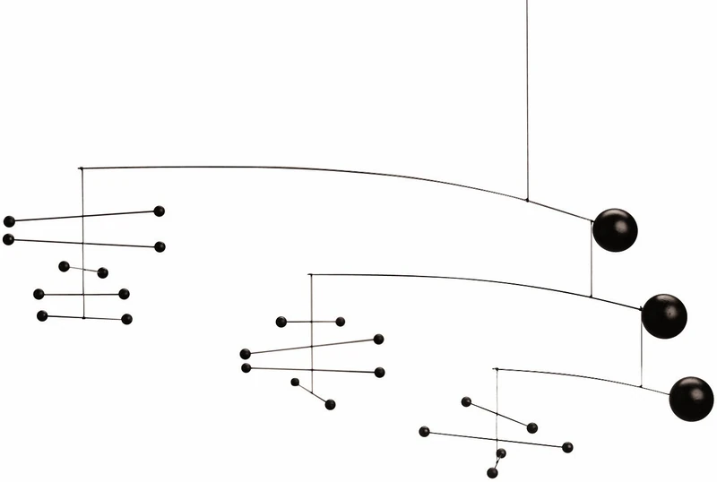 Flensted Mobiles Symphony in 3 Movements Hanging Mobile - 26 Inches - Steel