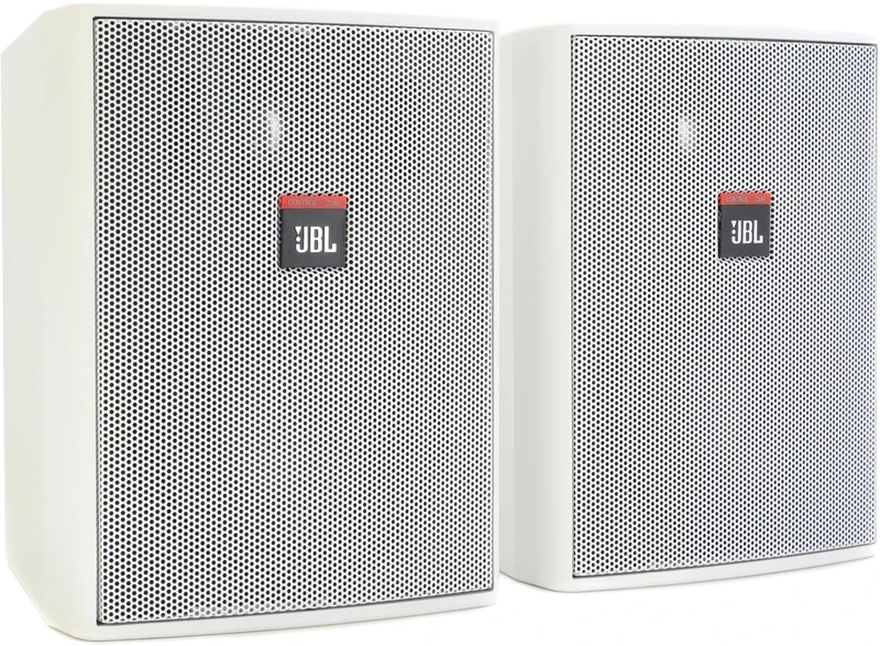 JBL CONTROL 25AV-WH Compact Indoor/Outdoor Background/Foreground 5.25" Loudspeakers (sold as pair)