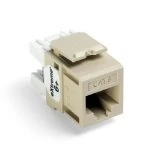 Leviton Extreme 6+ QuickPort Connector, CAT 6, 25-Pack, 61110-BI6, Ivory