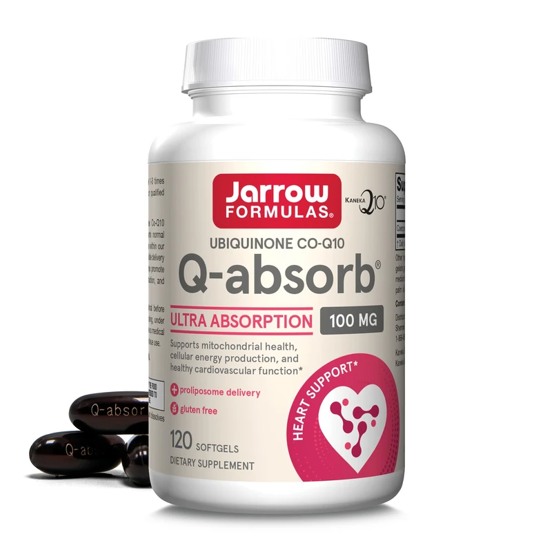 Jarrow Formulas Jarrow Q-Absorb (Coq10) (100mg, 120 Softgels), 1 Units - Image 1