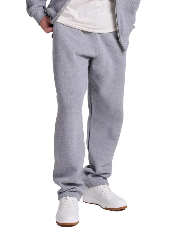 Russell Athletic Men's Dri-Power Open Bottom Sweatpants with Pockets, Oxford, 3X-Large