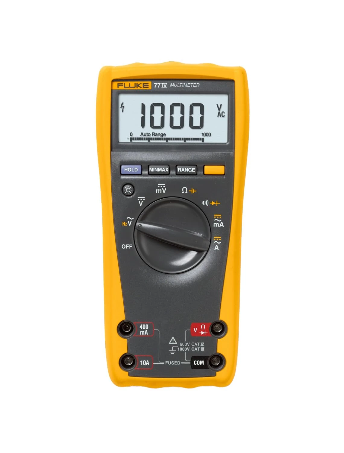 Fluke 77-IV Digital Multimeter, Yellow