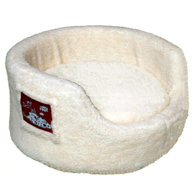 Danish Design My First Bed - Sherpa Fleece Puppy Bed, Cream