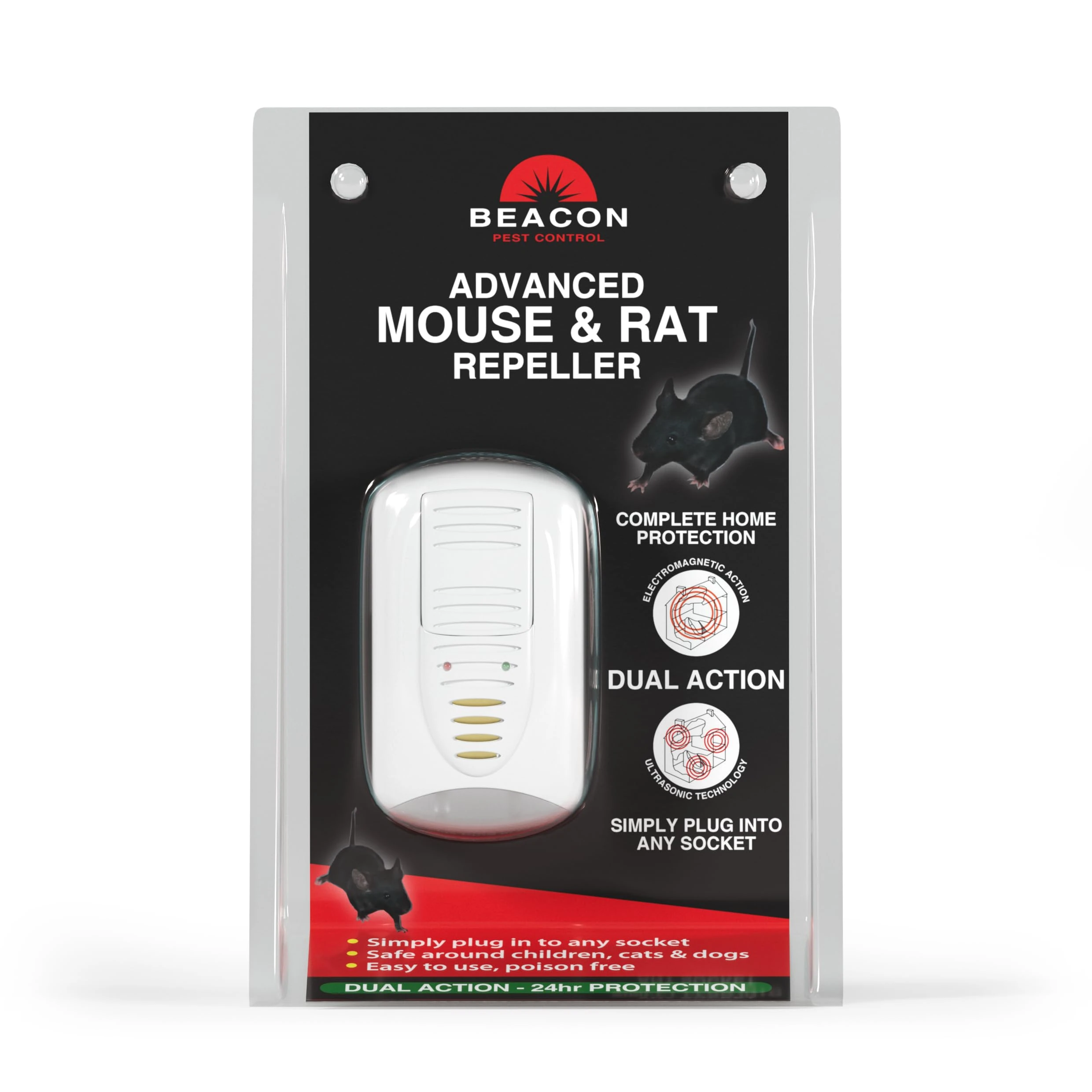 Rentokil RKLFM89 Beacon Mouse & Rat Rep Dual Action