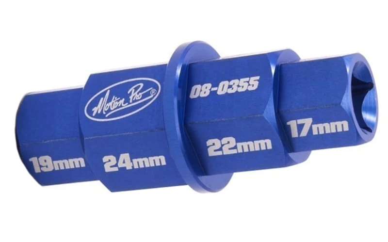 Motion Pro 08-0355 T6 Superlight Hex Axle Tool 17,19,22,24 mm