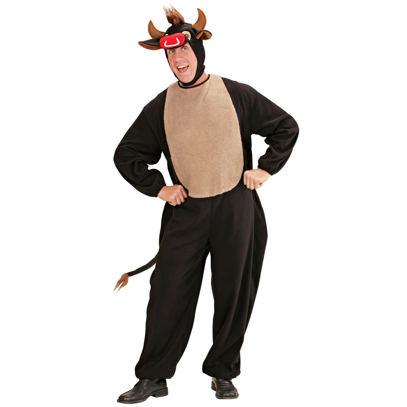 Mens Raging Bull Costume Extra Large UK 46" for Sports Fancy Dress