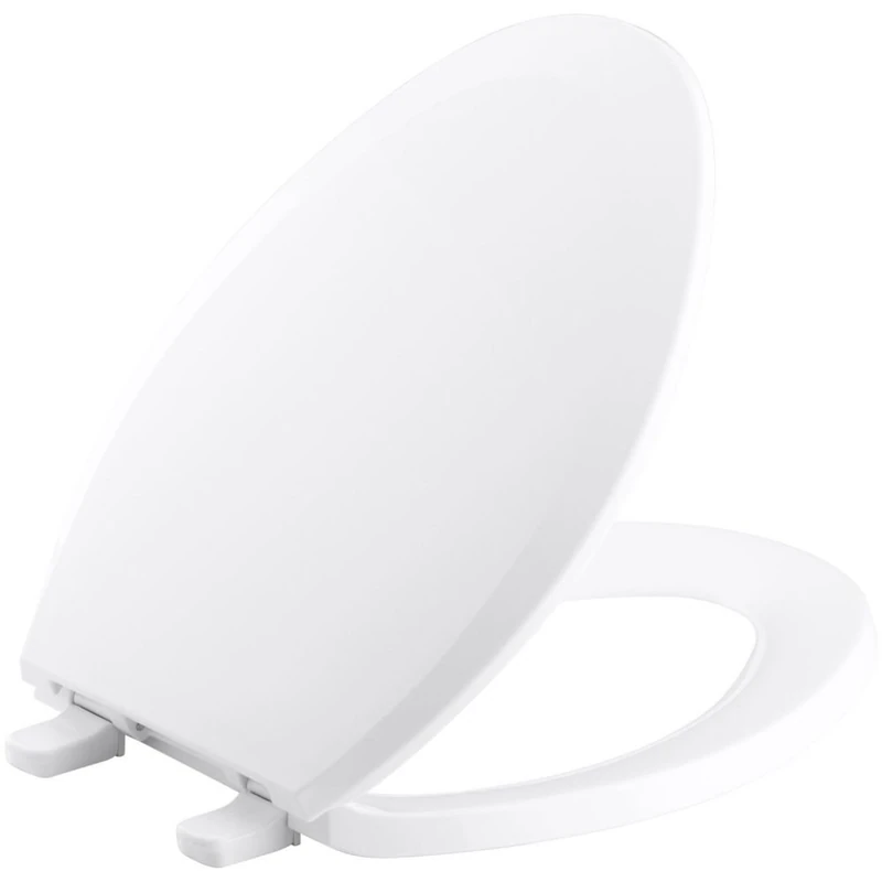 Kohler 4652-0 Lustra Elongated Closed-Front Toilet Seat, 1 V, White