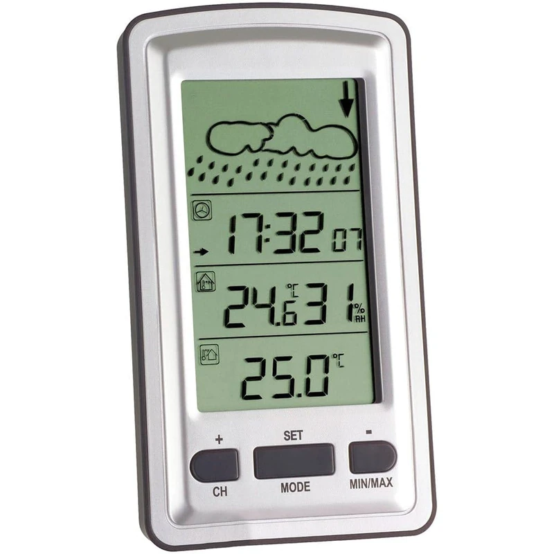 TFA Dostmann 35.1079 Wireless Weather Station Axis (silver)