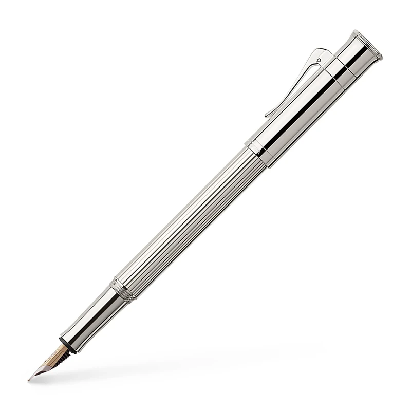 Graf von Faber-Castell Classic 145563 Fountain Pen Platinum Plated Nib Width B