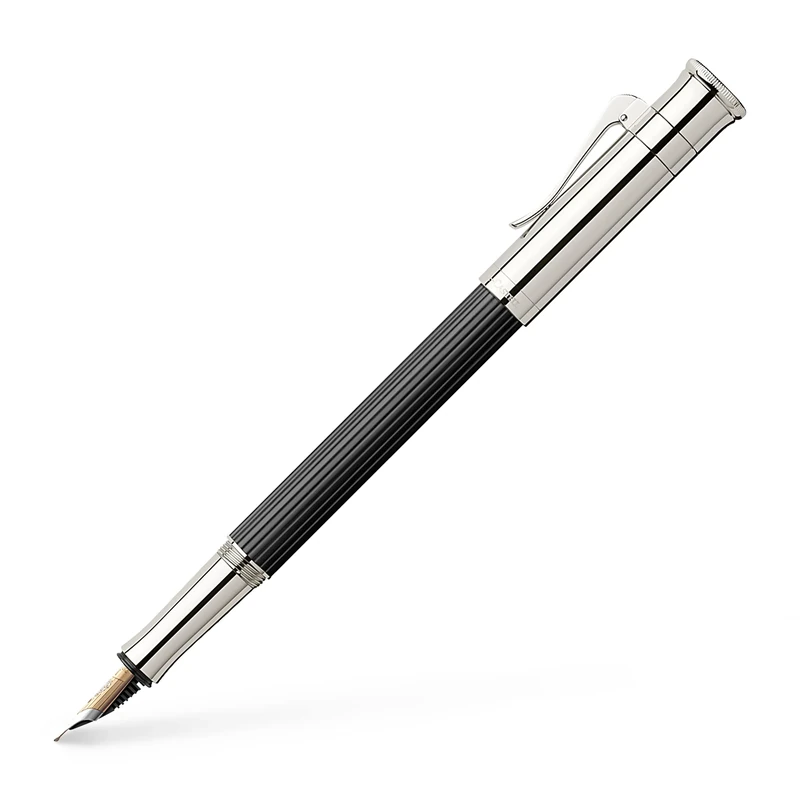 Graf von Faber-Castell Classic 145552 Fountain Pen Ebony EF Nib Width