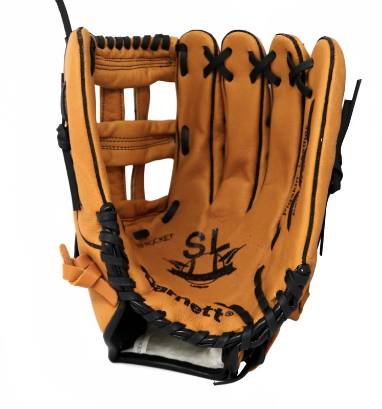 SL-127 RH Leather baseball glove, outfield, size 12.7'', brown, barnett