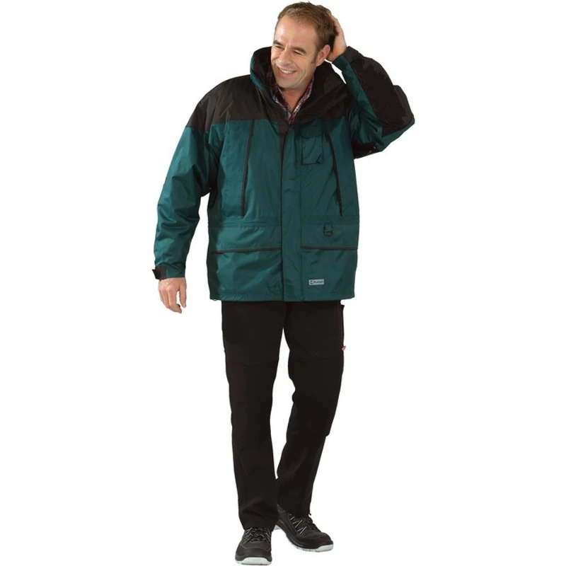 Planam 3131044 Size Small "Winter Twister" Jacket - Green/Black