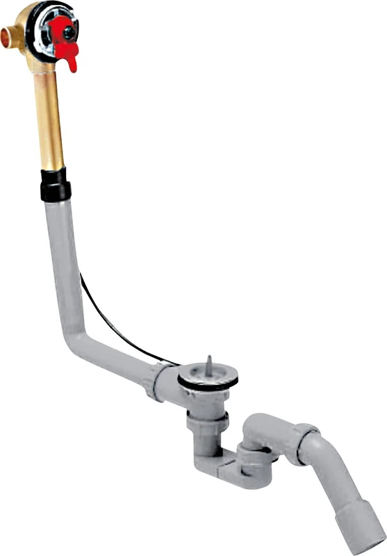 hansgrohe basic set for Exafill bath filler with waste and overflow set, standard bathtubs