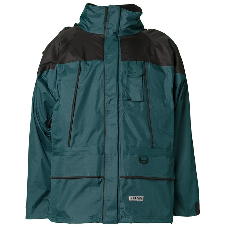 Planam 3131064 Size 3X-Large "Winter Twister" Jacket - Green/Black