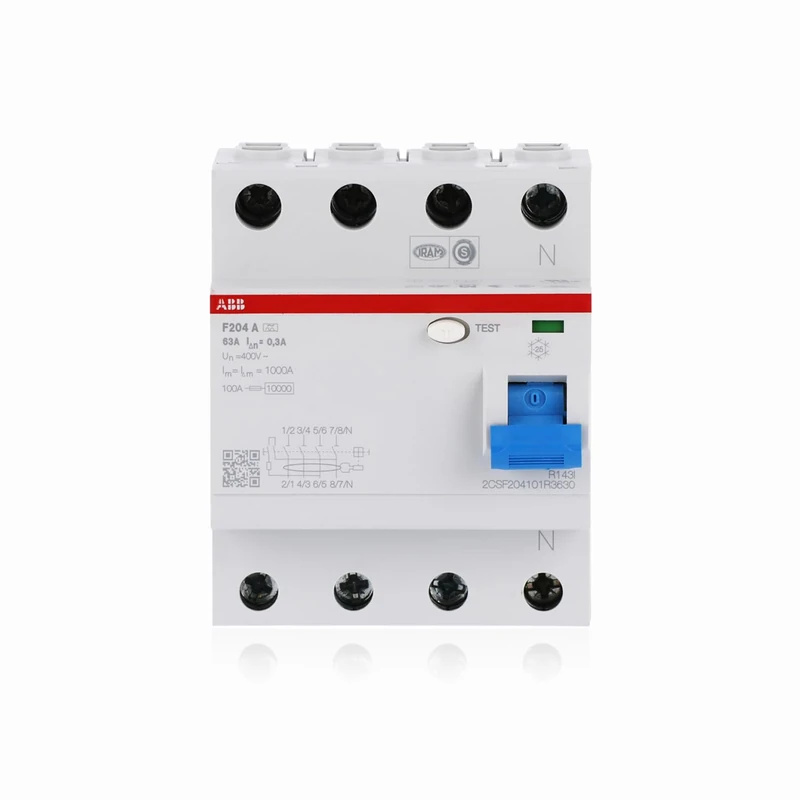 ABB F204A-63/0,3 RCD Fi-Safety Switch, 4-Pole