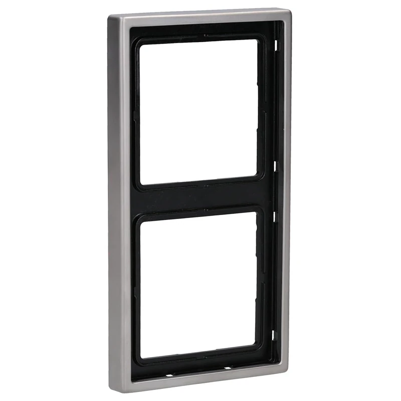 Jung ES2982 Double Frame Stainless Steel - 81 x 152mm