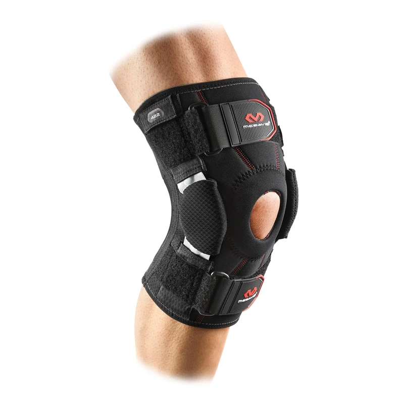 Mcdavid Unisex's Dual Disk Hinges Knee Brace, Black, Small
