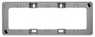 Hager Arsys – Socket 3 Elements Mounting Outgoing Stainless