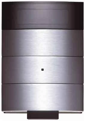 Hager B. IQ – Keyboard IR b-iq with Thermostat + Display Stainless