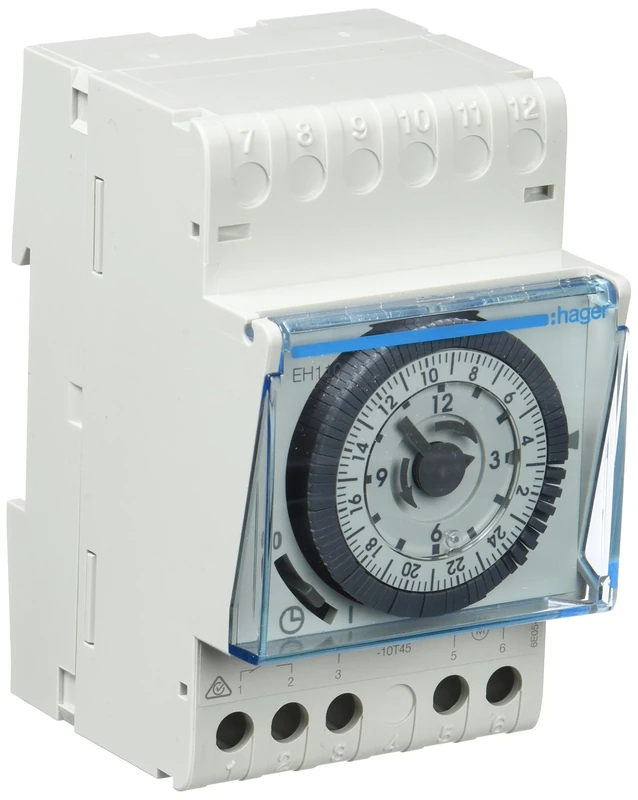 Hager EH110 - Daily switch dial without reserve type 1, 16a switch.