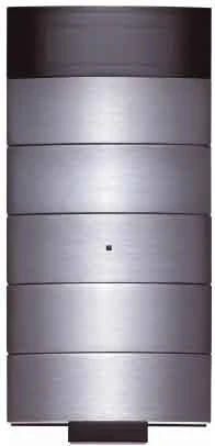 Hager 75665693 Light Switch Stainless Steel – Light Switches (Stainless Steel, 88.5 mm, 16.6 mm, 187.8 mm, 1 Unit)