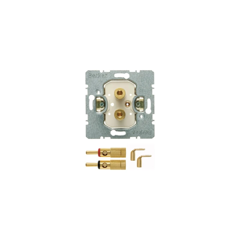 Hager – Mechanism Toma Speaker Stereo + 2 Pegs