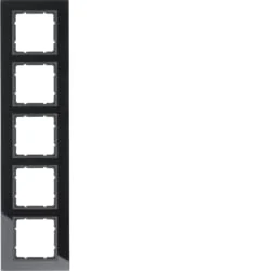 Hager B7 – Frame 5 Elements Glass Anthracite