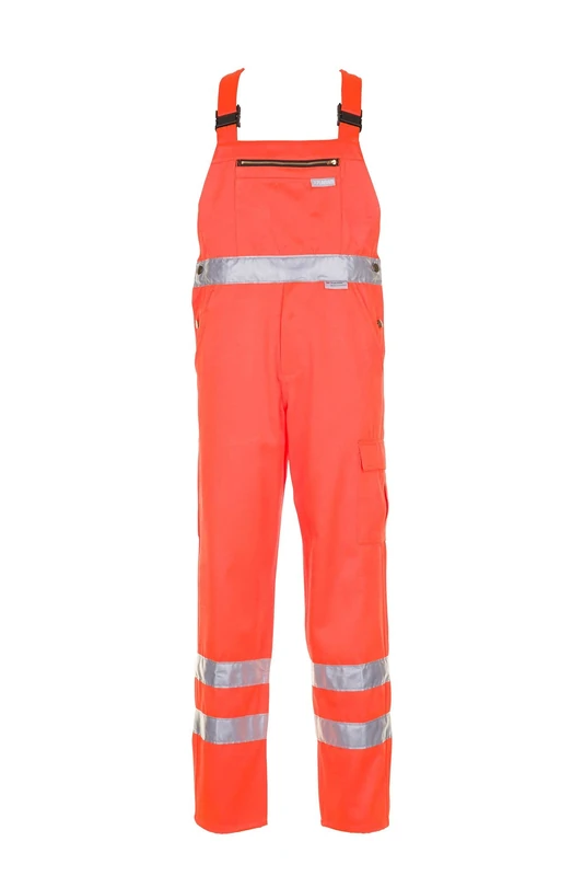 Planam 2021028 Size 28 "High Visible" Dungarees - Orange