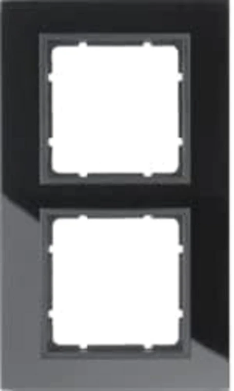 Hager B7 – Frame 2 Elements Glass Anthracite