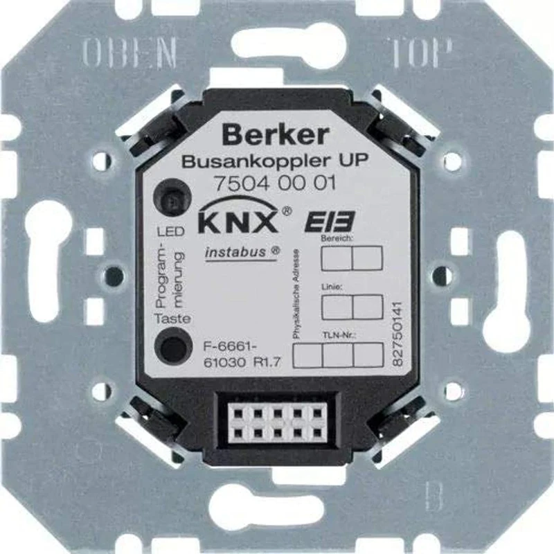 Hager Sistemas 75040001 BCU B.IQ, Plastic+Metal