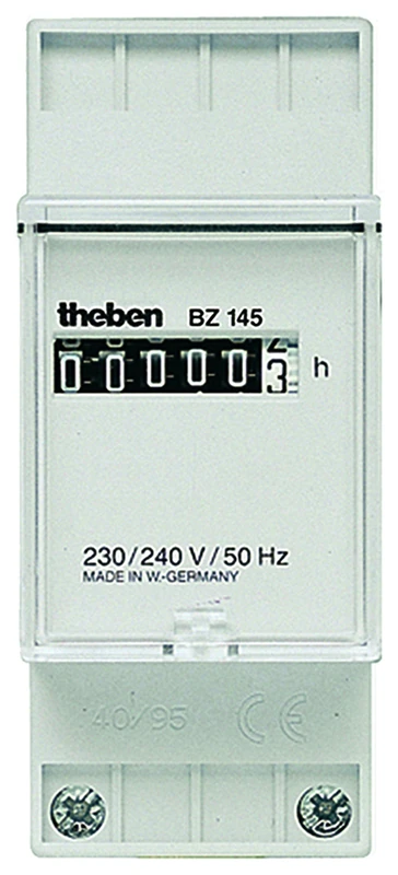 Theben 1450000 BZ145 BZ 145 230V Series Operating Hour Meter 2 TLE