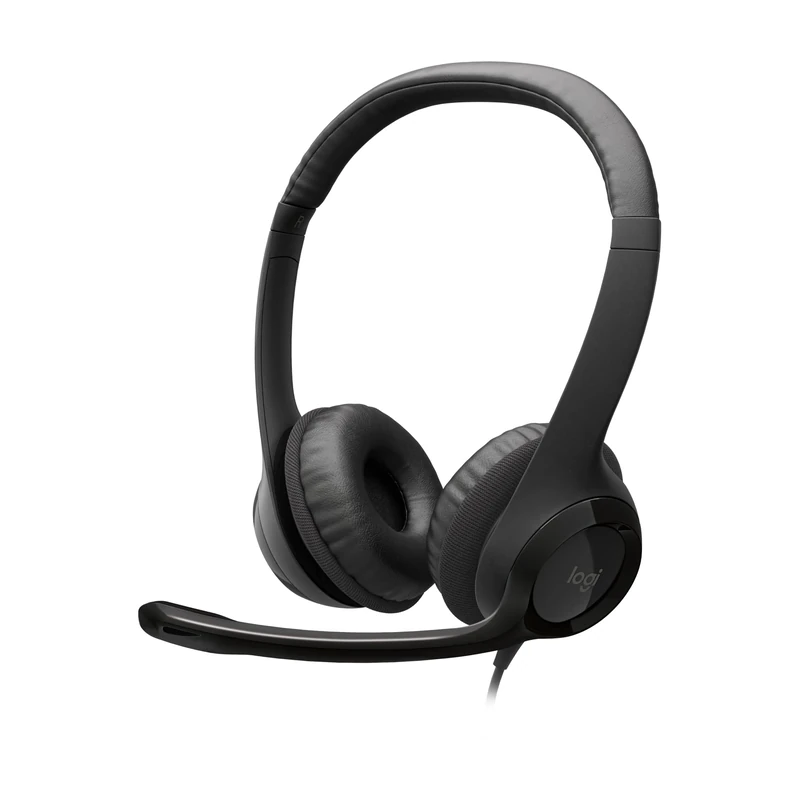 Logitech H390 Wired Headset - USB-A Stereo with Noise Cancel Mic