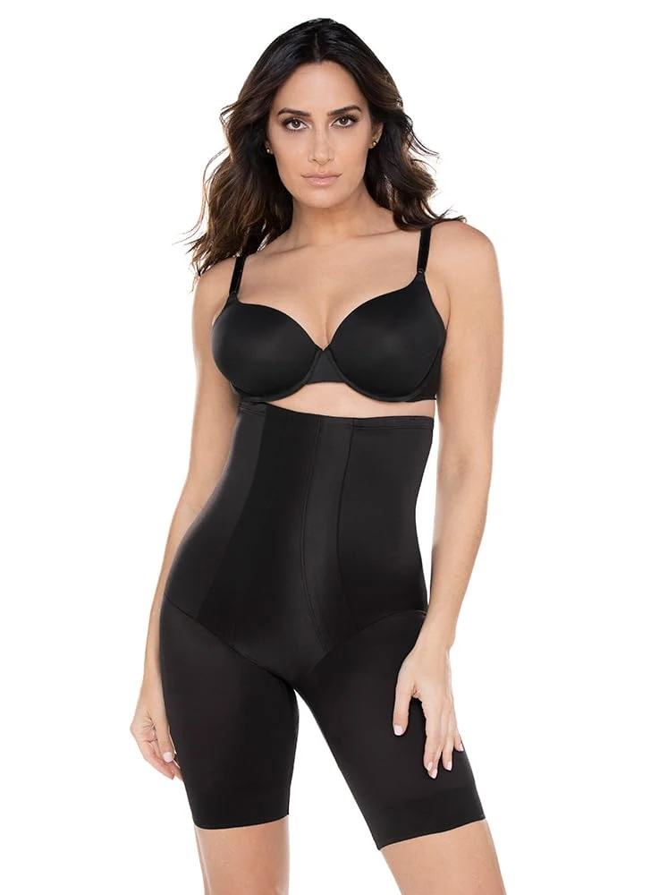 Miraclesuit Women's Miraclesuit High-Waist Thigh Slimmer Medium Black