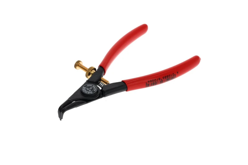 GEDORE Circlip pliers for outer circlips, With opening spring/finger protection, 90° angled, Tip dia. 0.7 mm, 8000 A 01G