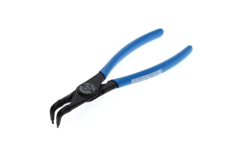 GEDORE Circlip pliers for inner circlips, 90° angled, Shaft dia. 40-100 mm, Tip dia. 2.3 mm, Steel, 8000 J 31