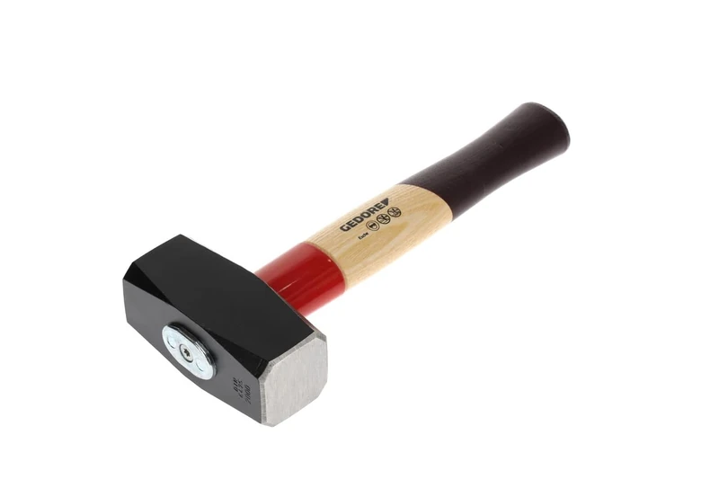 GEDORE Sledgehammer with wooden handle, 2000 g head weight, Hammer with ash wood handle, Tool, Forged, Rotband-Plus, 620 E-2000