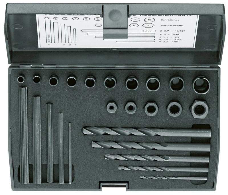 Gedore 8552-025 Screw Extractor Set
