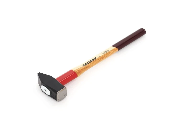 Gedore 609H-3 3Kg "Rotband" Sledge Hickory Hammer - Brown/Red/Bordeaux