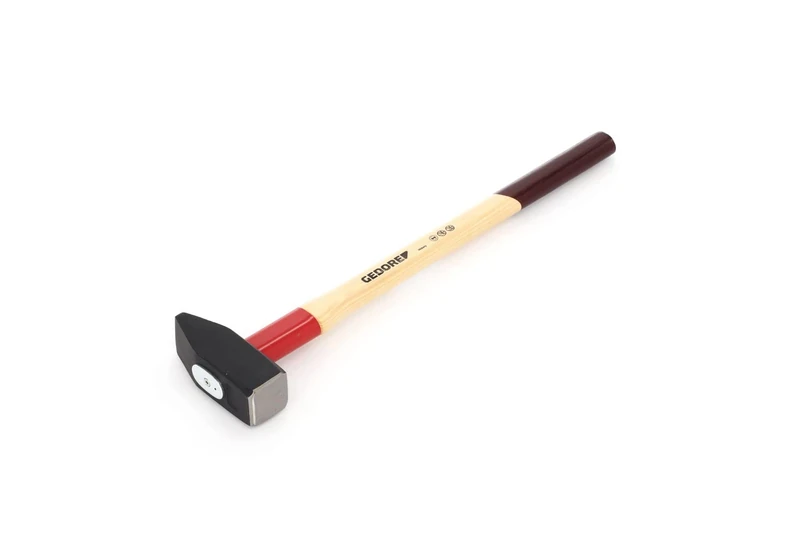 Gedore 609H-4 4 kg "Rotband" Sledge Hickory Hammer - Brown/Red/Bordeaux