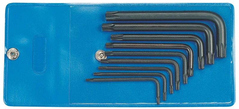 Gedore 43 TX-09 Cranked Socket Key Set TX T7-T40