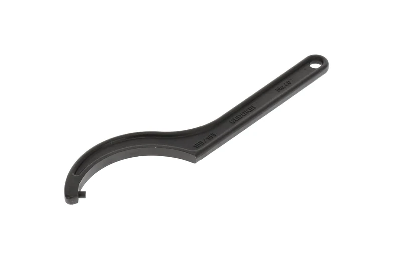 GEDORE Hook spanner with pin, for Capstan nuts, AF 155-165 mm, Tip dia. 8 mm, Ratchet spanner, 40 Z 155-165