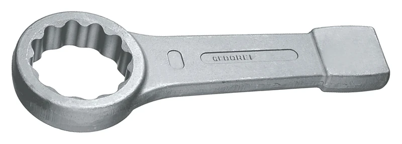 Gedore 306120 120 mm D7444 Ring Slogging Spanner - Grey