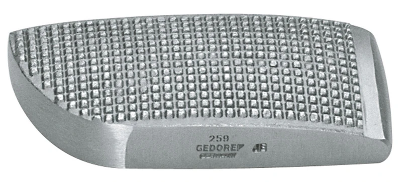 Gedore Rate Curved Knurled 125 x 55 x 25 mm – 259