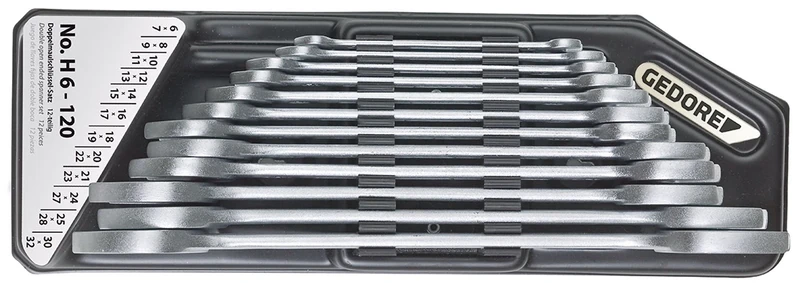 Gedore Open Ended Spanner 6 DIN3110 60635 – Pack of 1, H 6-120