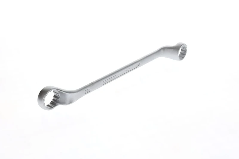 GEDORE Double-ended ring spanner, AF 32+36 mm, Offset, 5° angled, Slender, Bi-hex, UD profile, Spanner, 2 32X36
