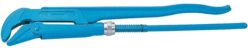 Gedore 1762.2 2-Inch DIN5234 B Elbow Pipe Wrench - Blue
