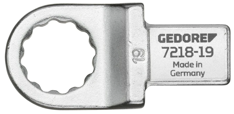 GEDORE 7218-19 Mortise Ring Spanner SE 14 x 18 x 19 mm, 1 Piece