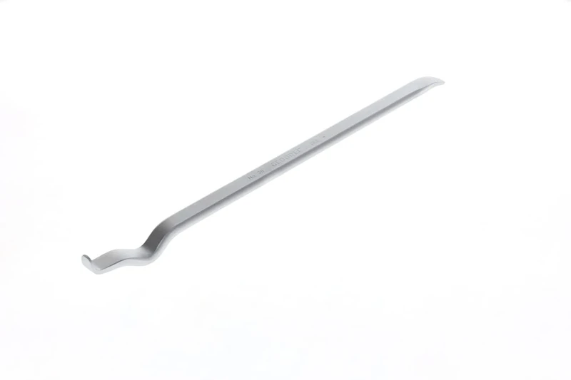 GEDORE Tyre lever, Offset, 610 mm long, Heavy duty, Car/motorcycle/truck, Chrome-plated steel, Tool for carmotive workshop, 39