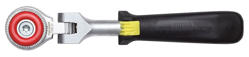 Carolus 7290.30 Readyflex Reversible Ratchet, Silver/Black/Red, 135 mm
